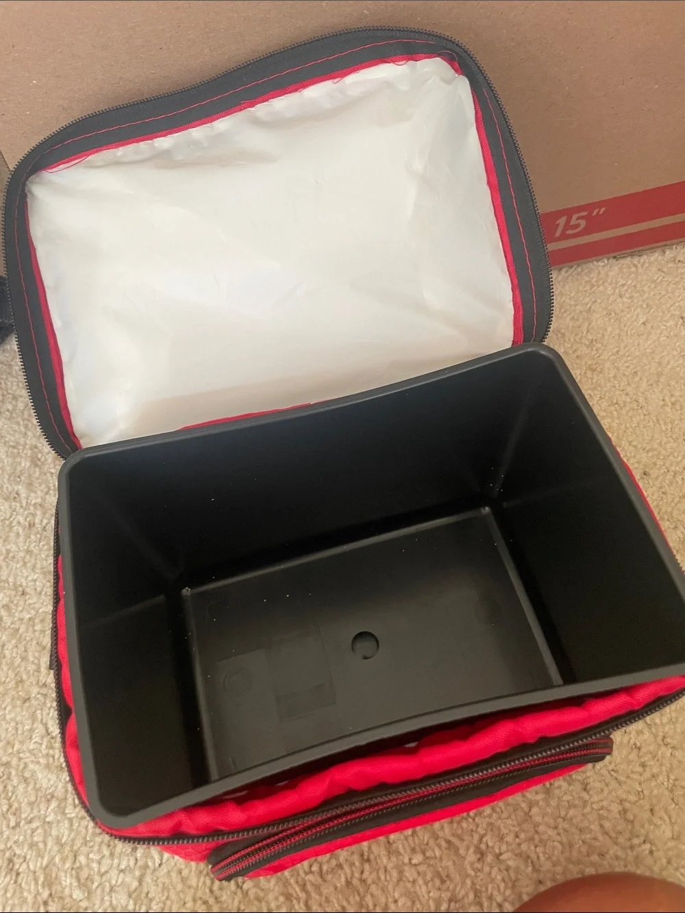 Ozark Trail Red Insulated Soft Cooler Tote
